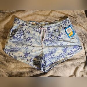 Columbia Womens Board Shorts Stretch Swim Outdoor Blue, Purple, Sz XL, NWT,  new
